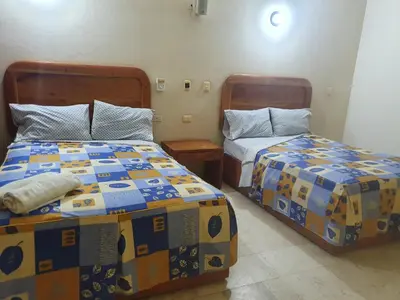 Cama o camas de una habitación en Hotel Kootznoowoo