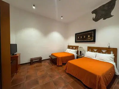 Cama o camas de una habitación en Alqueria de Carrion Hotel Boutique