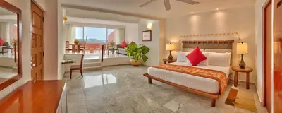 Cama o camas de una habitación en Las Brisas Huatulco-All Inclusive