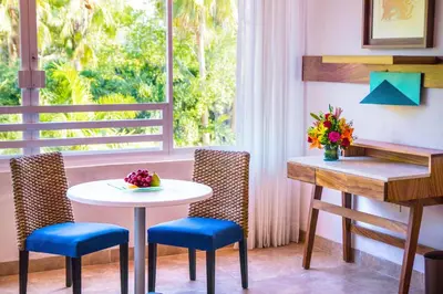 Zona de estar de Las Brisas Huatulco-All Inclusive