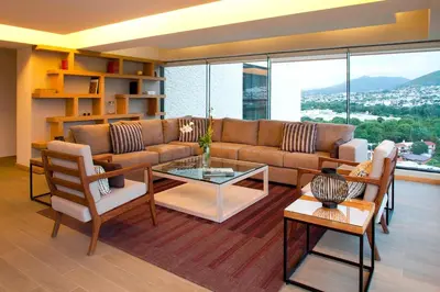 Zona de estar de Marriott Tuxtla Gutierrez Hotel