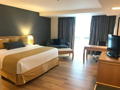 Cama o camas de una habitación en Radisson Paraiso Hotel Mexico City