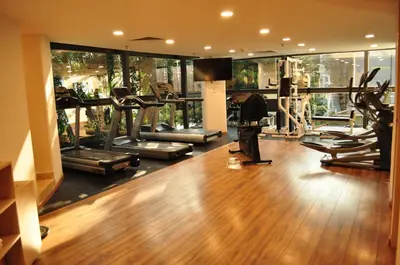 Gimnasio o instalaciones de fitness de Radisson Paraiso Hotel Mexico City