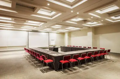 Zona business o sala de conferencias en Hotel Riazor Aeropuerto