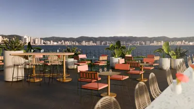 Paisaje cerca de este resort