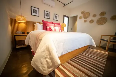 Cama o camas de una habitación en Casa Rosamate