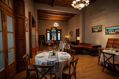 Zona de estar de Hotel Express Quinta Soledad