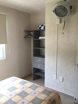Cama o camas de una habitación en Acapulco, Departamento PB en Marina Diamante