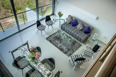 Zona de estar de LOFT PANORAMICO DE LUJO 631 - PUNTA GAVIOTA