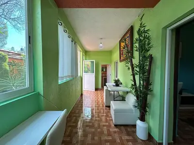 Zona de estar de Depa 2 recamaras Coyoacán