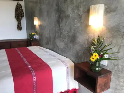 Cama o camas de una habitación en Casa Monika