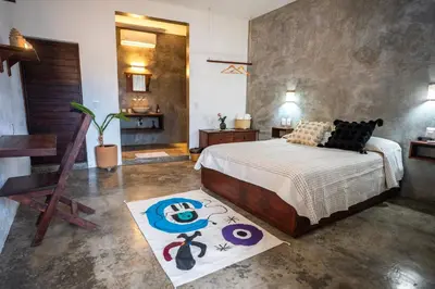 Cama o camas de una habitación en Casa Monika