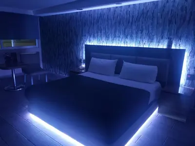 Cama o camas de una habitación en Motel Nuevo Tijuana