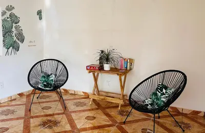 Zona de estar de Casa Karma