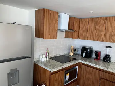Una cocina o zona de cocina en La Villa de Almudena