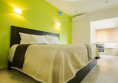 Cama o camas de una habitación en KO'OLEBIL