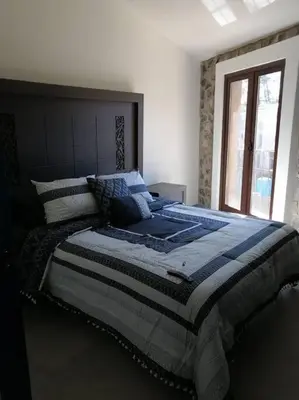 Cama o camas de una habitación en Loft en Centro de Val'Quirico Volterra hotel
