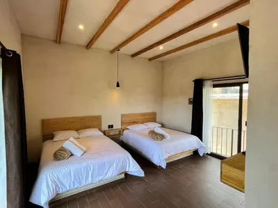 Cama o camas de una habitación en Villa Chica
