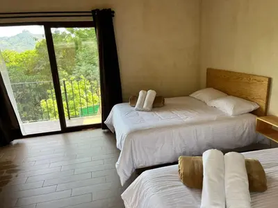 Cama o camas de una habitación en Villa Chica
