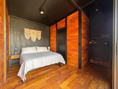 Cama o camas de una habitación en Amara Tepoztlán