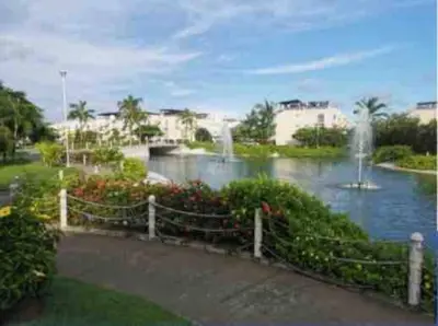Vista de un río cerca de este apartamento