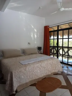 Cama o camas de una habitación en Villa del Mar