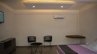 Cama o camas de una habitación en Hotel San Carlos Yautepec