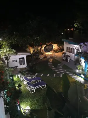 Jardín al aire libre en Casa Armony