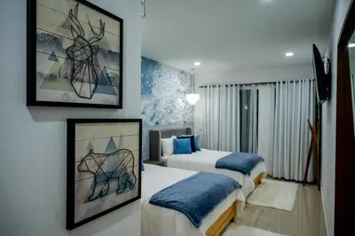 Cama o camas de una habitación en Hotel Boutique Madre Tierra