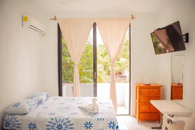 Cama o camas de una habitación en Hotel Palmarito