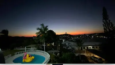 Piscina en o cerca de Casa con vista espectacular al mar con alberca