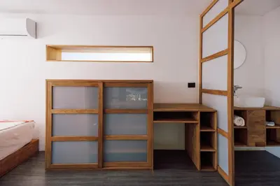 Cama o camas de una habitación en NOMA San Agustinillo