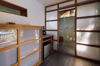 Cama o camas de una habitación en NOMA San Agustinillo