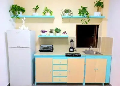 Una cocina o zona de cocina en Luna y Plata