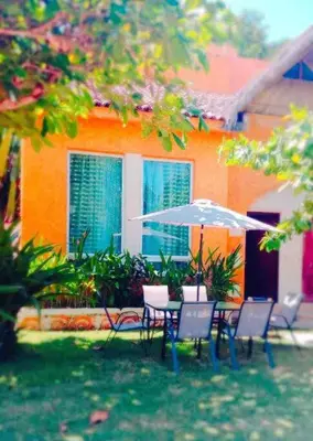 Jardín al aire libre en Casa Brisa sol
