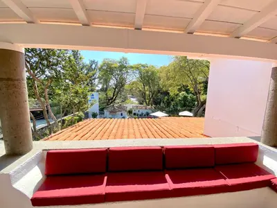 Zona de estar de Hotel Cala Blanca Cuernavaca