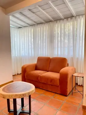 Zona de estar de Hotel Cala Blanca Cuernavaca