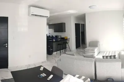 Una cocina o zona de cocina en ACAPULCO DIAMANTE!! HERMOSO DEPARTAMENTO NUEVO!!