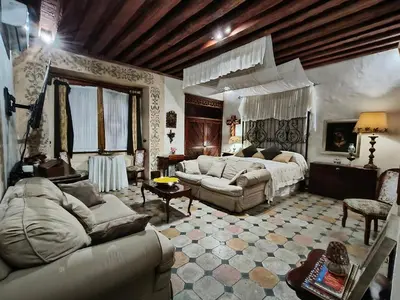 Zona de estar de Boutique Hotel Casa Cid de León