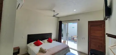 Cama o camas de una habitación en Carri Surf Studio