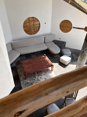 Zona de estar de Villa Bamboo