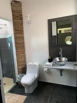 Un baño de Villa Bamboo