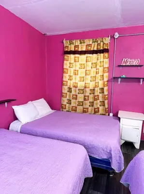 Cama o camas de una habitación en Alo México