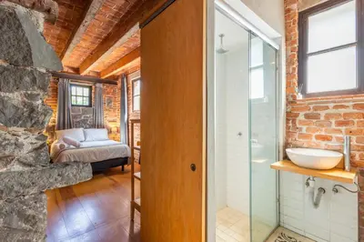 Cama o camas de una habitación en Mina 32 - Coyoacan