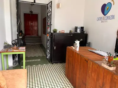 El vestíbulo o zona de recepción de Catre de mi corazón