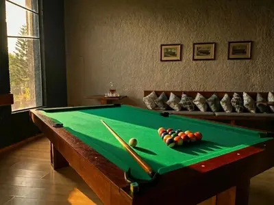 Mesa de billar en Orgánico Hotel Boutique TEPOZTLÁN