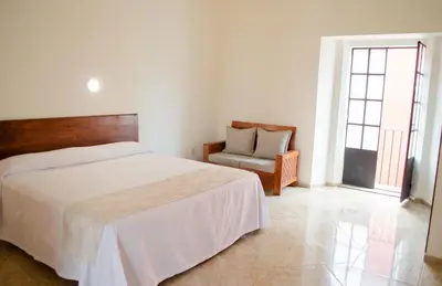 Cama o camas de una habitación en Hotel Catedral
