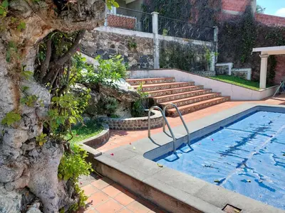 Piscina en o cerca de VISTA PANORAMICA AL VALLE DE YAUTEPEC