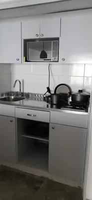 Una cocina o zona de cocina en Apartamento Torres gemelas