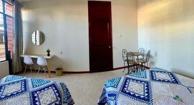 Cama o camas de una habitación en CASA CEMPOAL